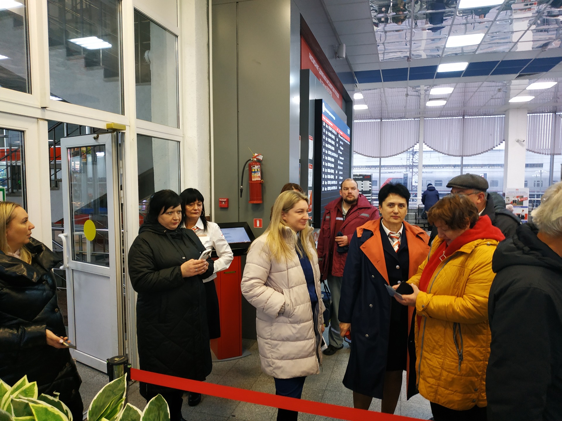 Открытие зала ожидания для инвалидов 